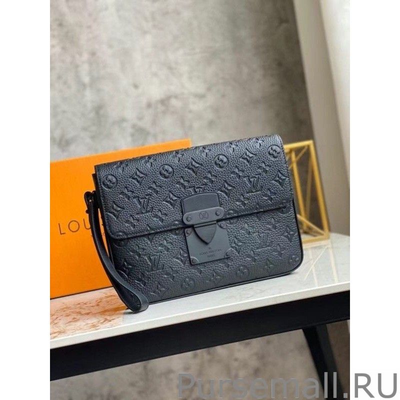 S Lock A4 Pouch Monogram M80582