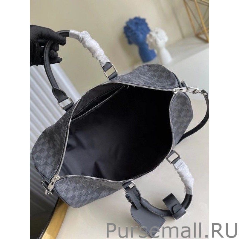 Keepall Bandouliere 50 Damier Graphite 3D N50016
