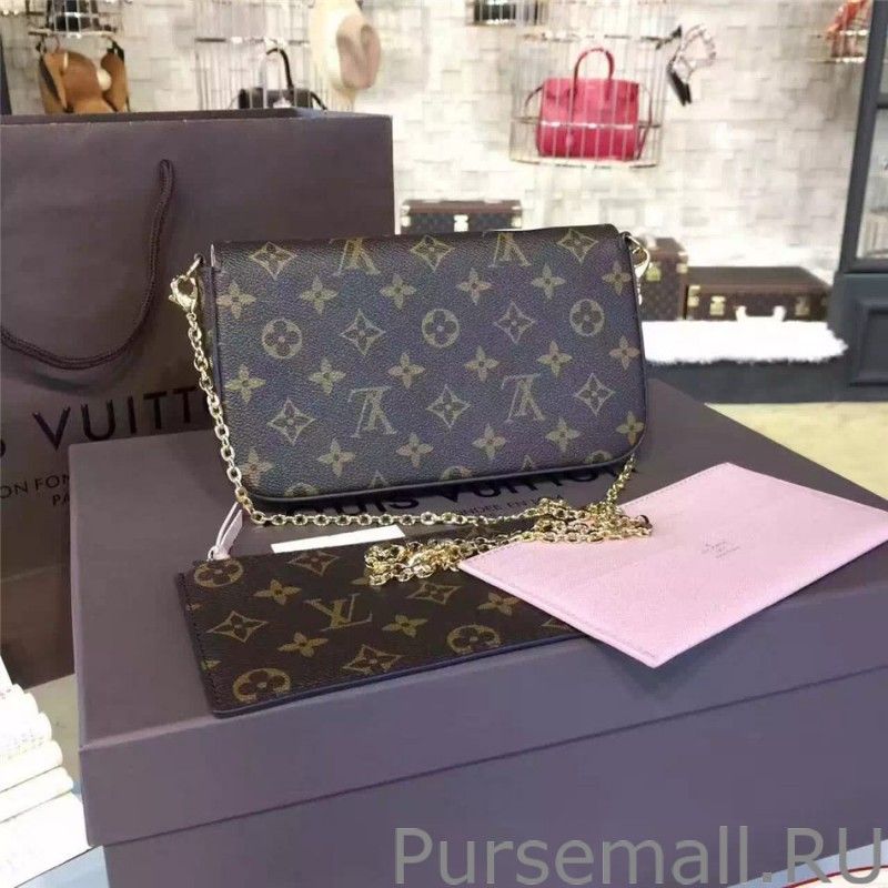 Monogram Canvas Pochette Felicie M62145