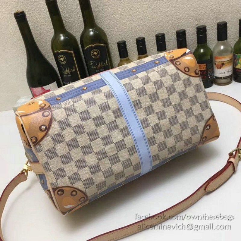 Speedy 30 Damier Azur Canvas N41063