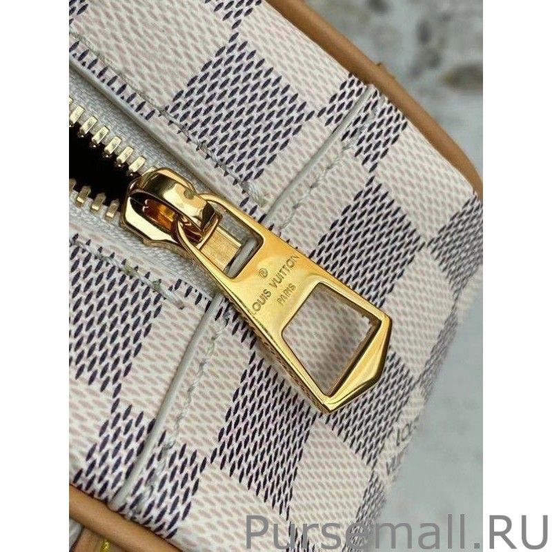 Mini Deauville Bag Damier Azur N50048