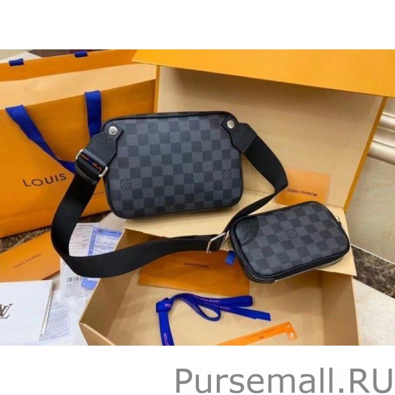 Scott Messenger Bag Damier Graphite N50018