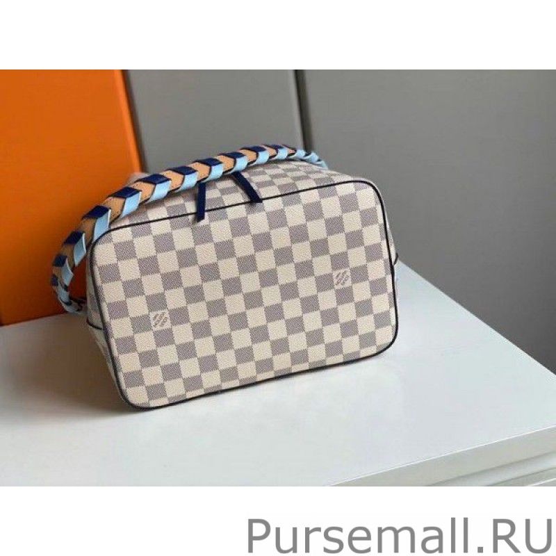 Damier Azur NeoNoe MM With Braided Strap N50042