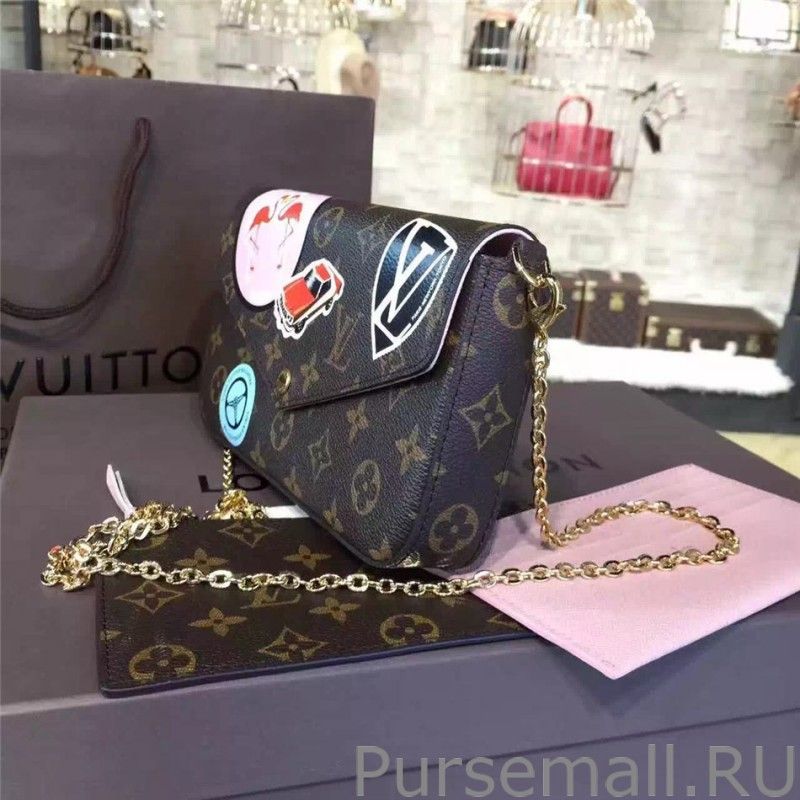 Monogram Canvas Pochette Felicie M62145