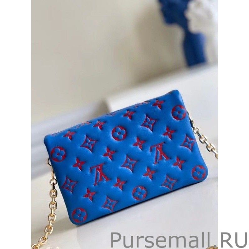 Blue Coussin Pochette Bag M80743