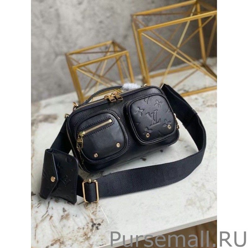 Utility Crossbody Bag In Black M80450
