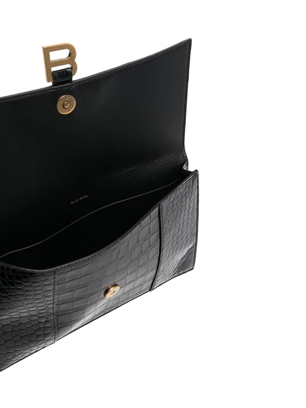 Ba*len*cia*ga hourglass flat clutch bag