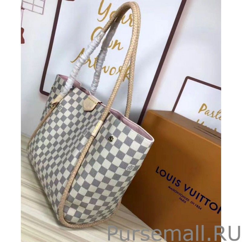 Propriano Tote Damier Azur N44027 White