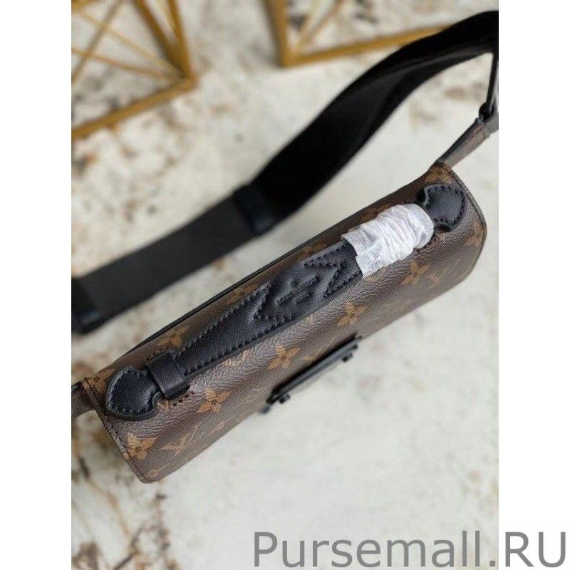 S Lock Sling Bag Monogram Macassar M45807