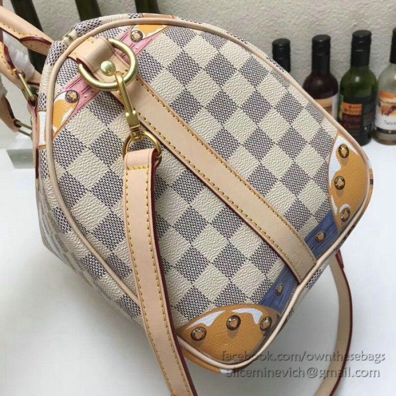 Speedy 30 Damier Azur Canvas N41063