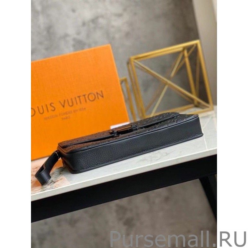 S Lock A4 Pouch Monogram M80582