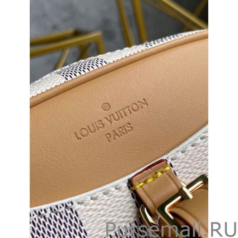 Mini Deauville Bag Damier Azur N50048