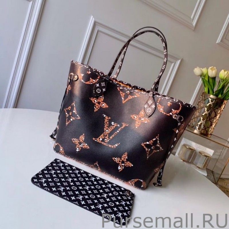 Neverfull MM Monogram Jungle Leopard Zebra M44676