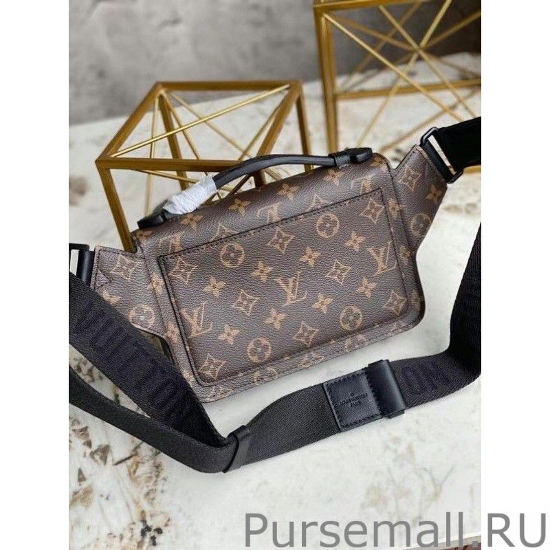 S Lock Sling Bag Monogram Macassar M45807