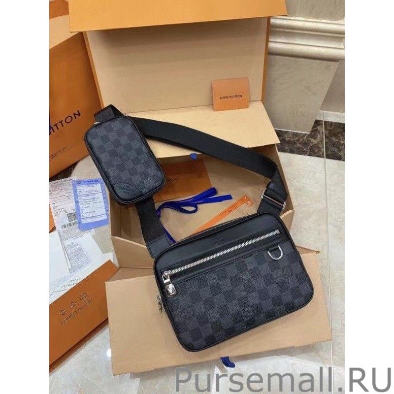 Scott Messenger Bag Damier Graphite N50018