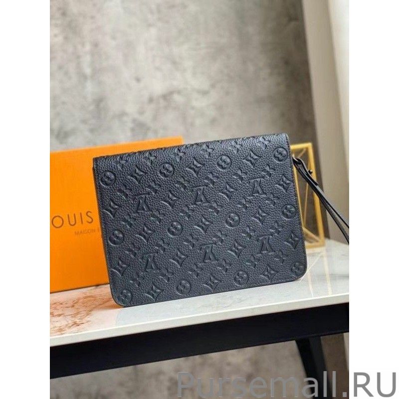 S Lock A4 Pouch Monogram M80582