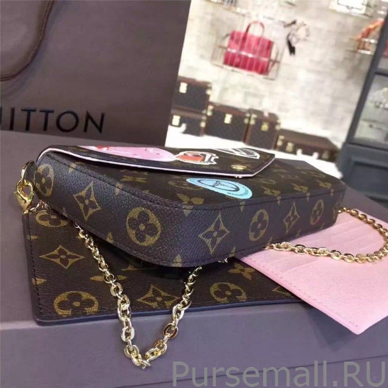 Monogram Canvas Pochette Felicie M62145