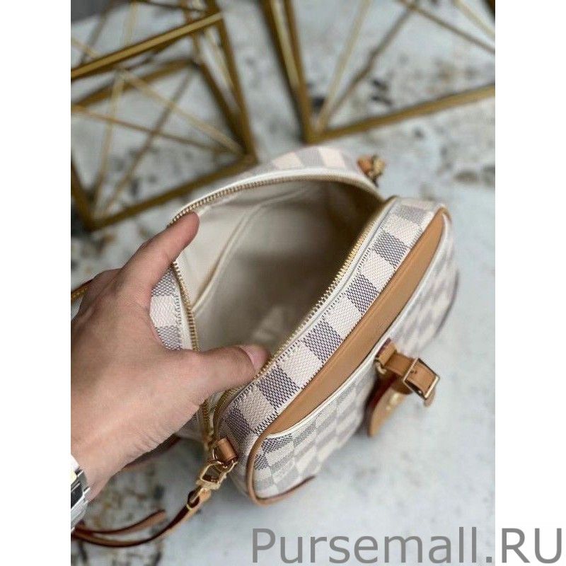 Mini Deauville Bag Damier Azur N50048