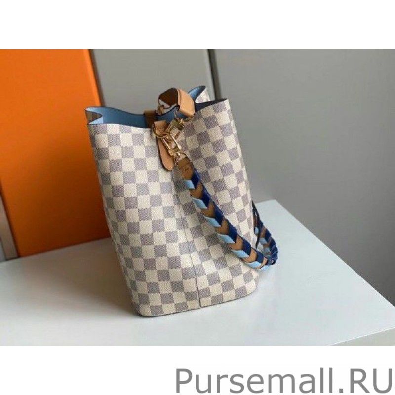 Damier Azur NeoNoe MM With Braided Strap N50042