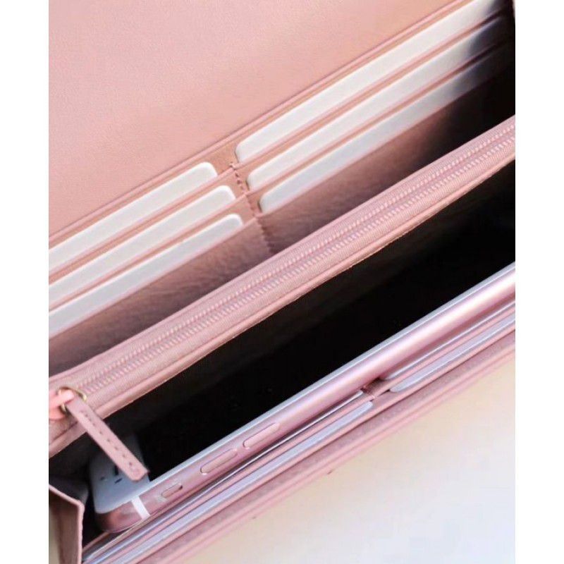 GG Marmont continental wallet 443436 Pink