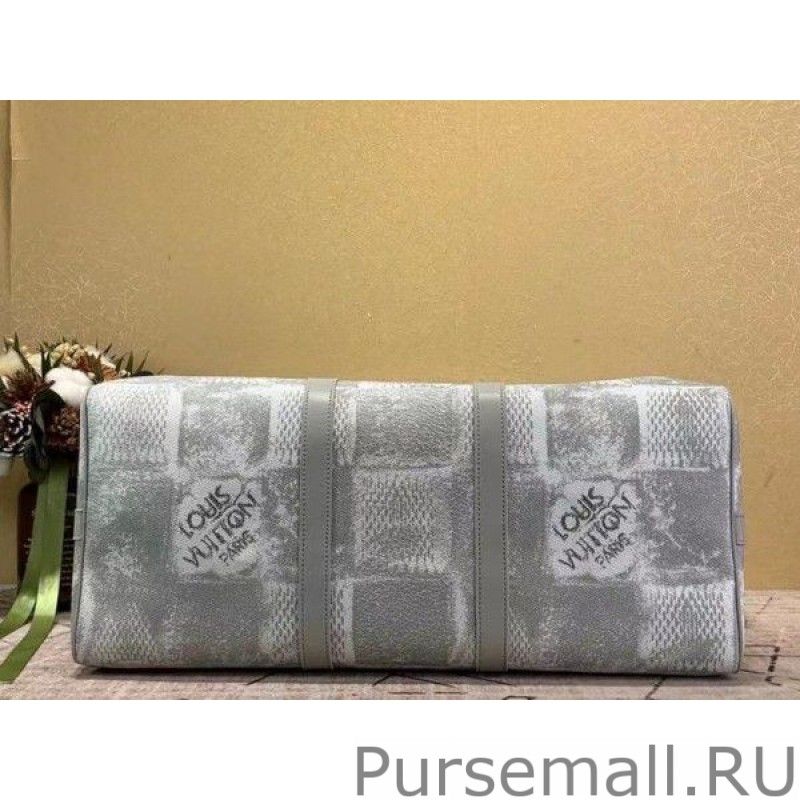 Keepall Bandouliere 50 Damier Salt N50069