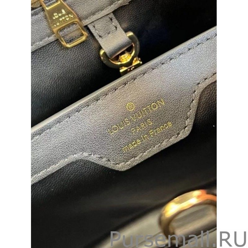 Capucines BB Bag In Black Damier Lambskin M59225