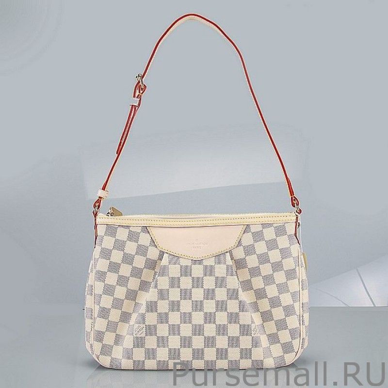 Siracusa PM bags Damier Azur Canvas N41113