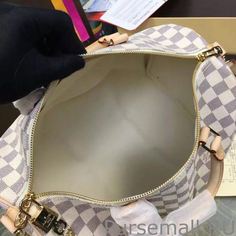 Speedy Bandoulière 35 Damier Azur N41372