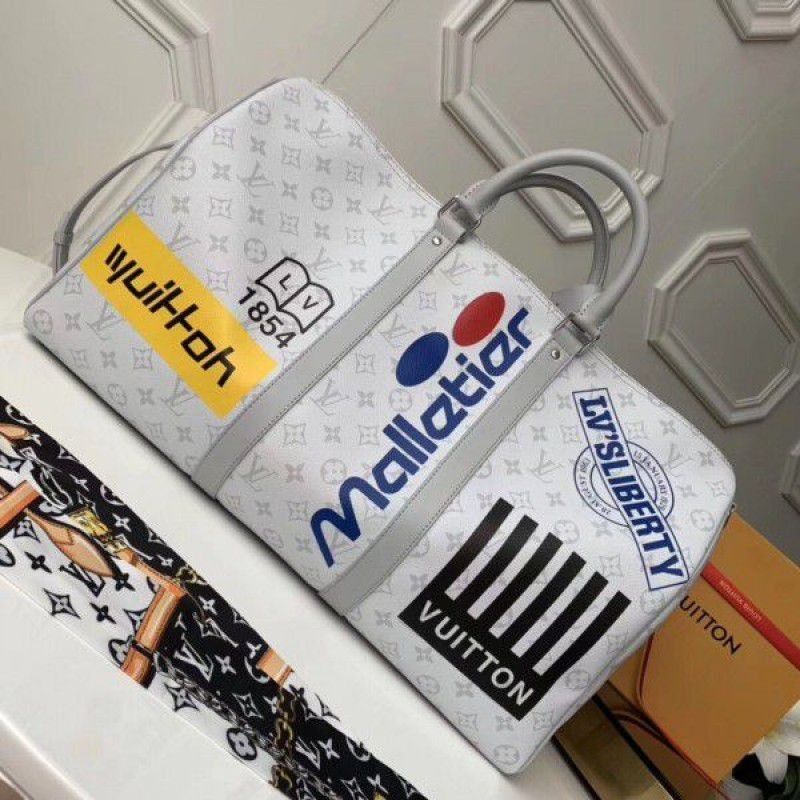 Keepall Bandouliere 50 Monogram M44643 White