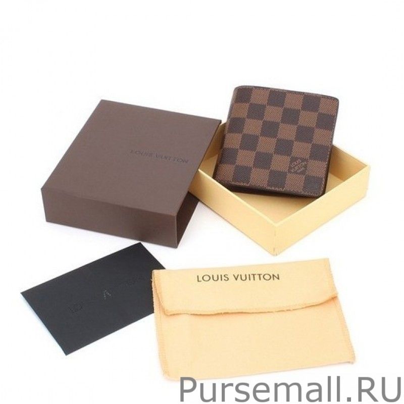 Damier Ebene Canvas Canvas Marco Wallet N61675