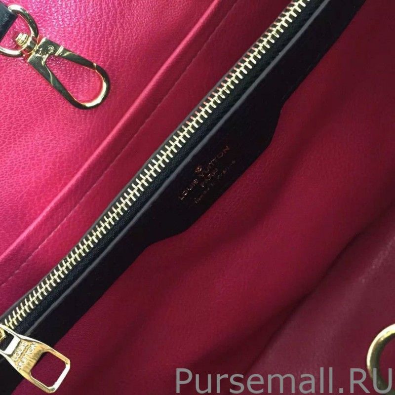 Noir Capucines MM M48864