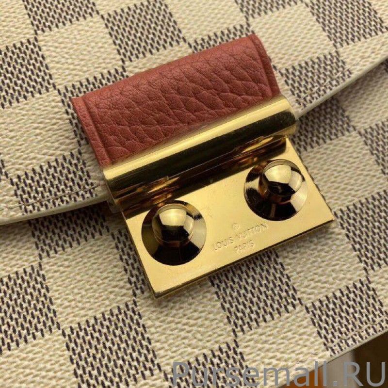 Croisette Chain Wallet Damier Azur N60358