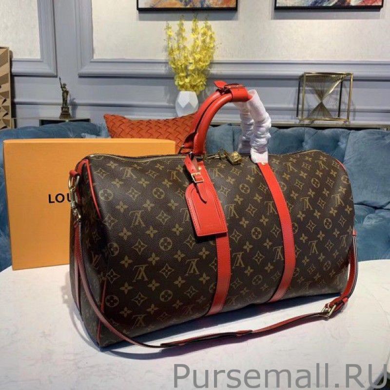 Keepall Bandouliere 50 Monogram Red M44740