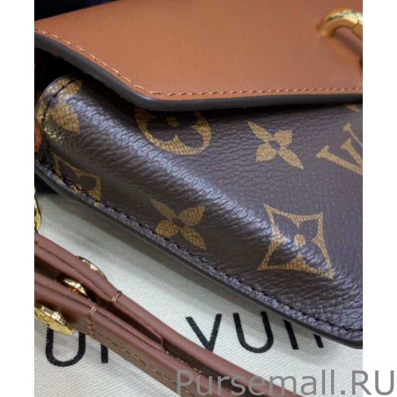 Padlock On Strap Handbags M80763 Brown