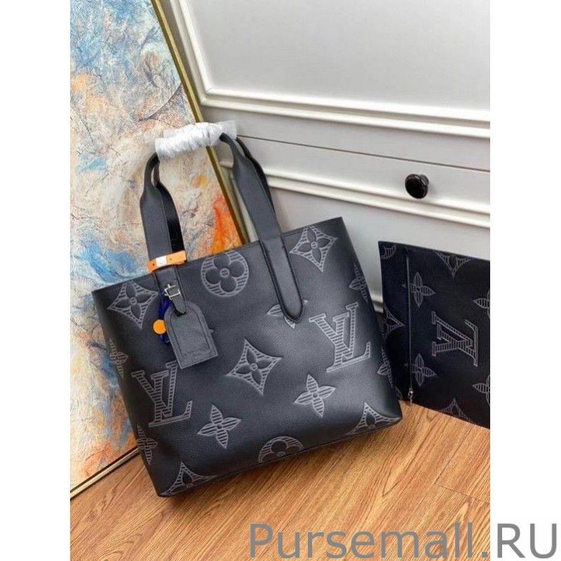 Cabas Voyage Tote Taurillon Shadow M57290