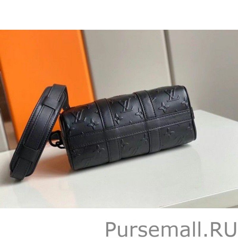 Keepall XS Bag Monogram Seal Leather M57960