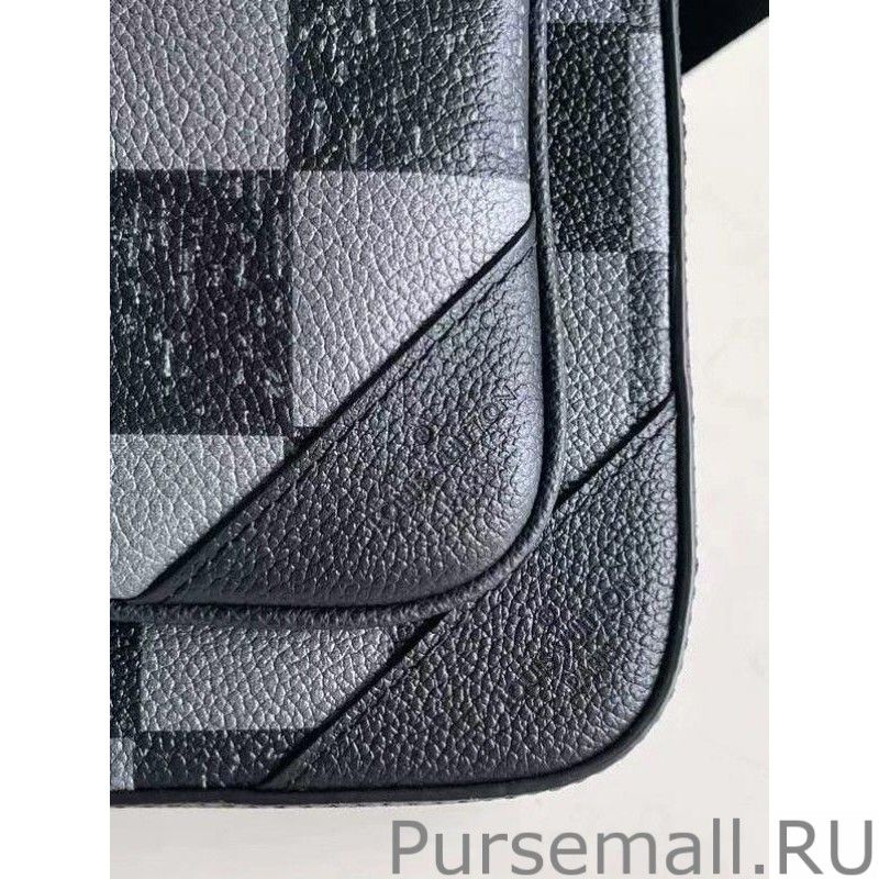 Trio Messenger Bag Damier Leather N80401