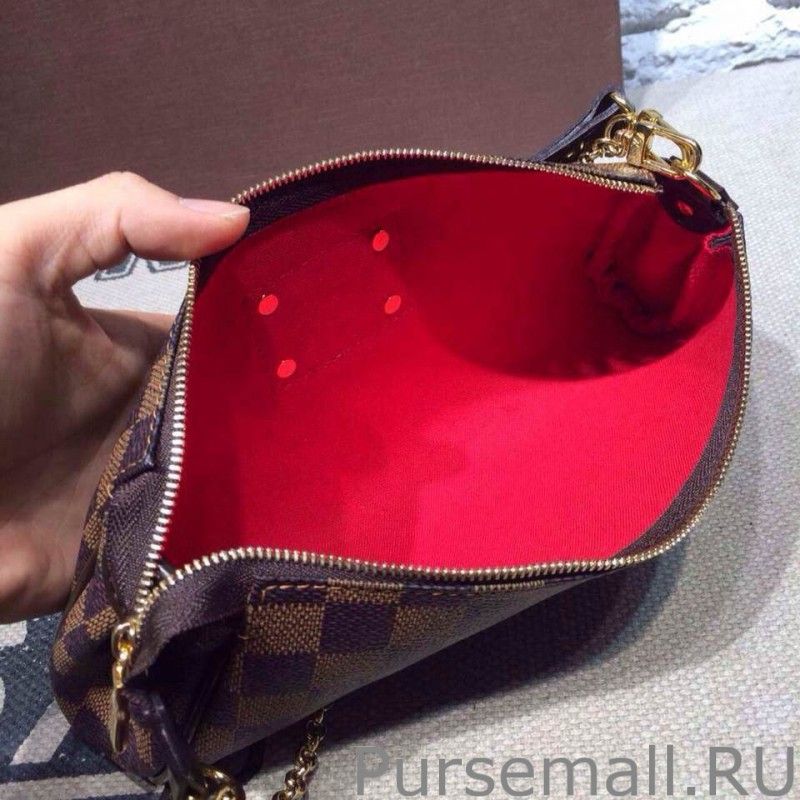 Eva Clutch Damier Ebene Canvas N55213