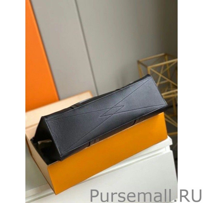 All Black Aerogram Tote Bag M57308