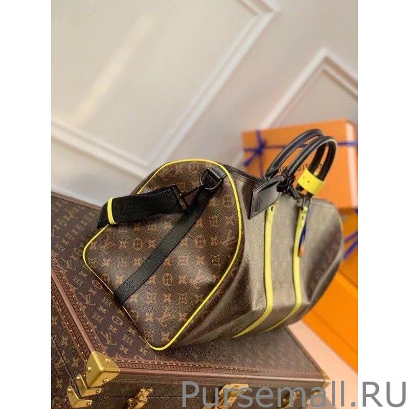Keepall Bandouliere 50 Bag Monogram Yellow M45866
