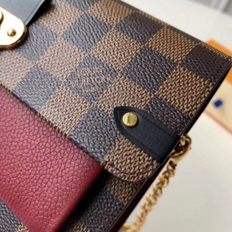 Vavin Chain Wallet Damier Ebene N60222