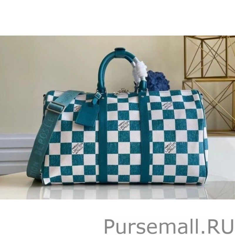 Keepall Bandouliere 45 Damier Leather N80404