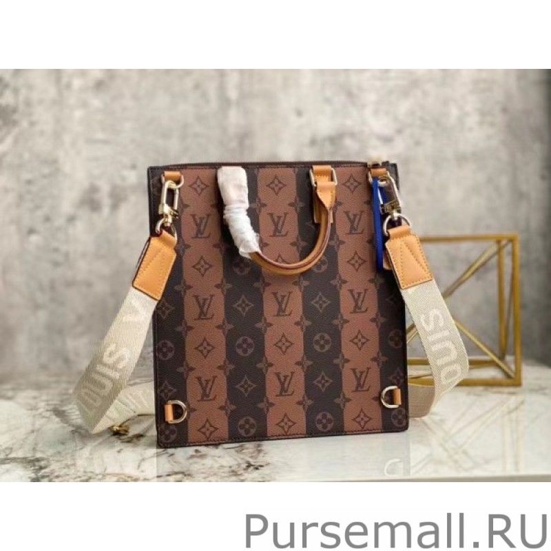 Sac Plat Cross Bag In Monogram Stripes M45969