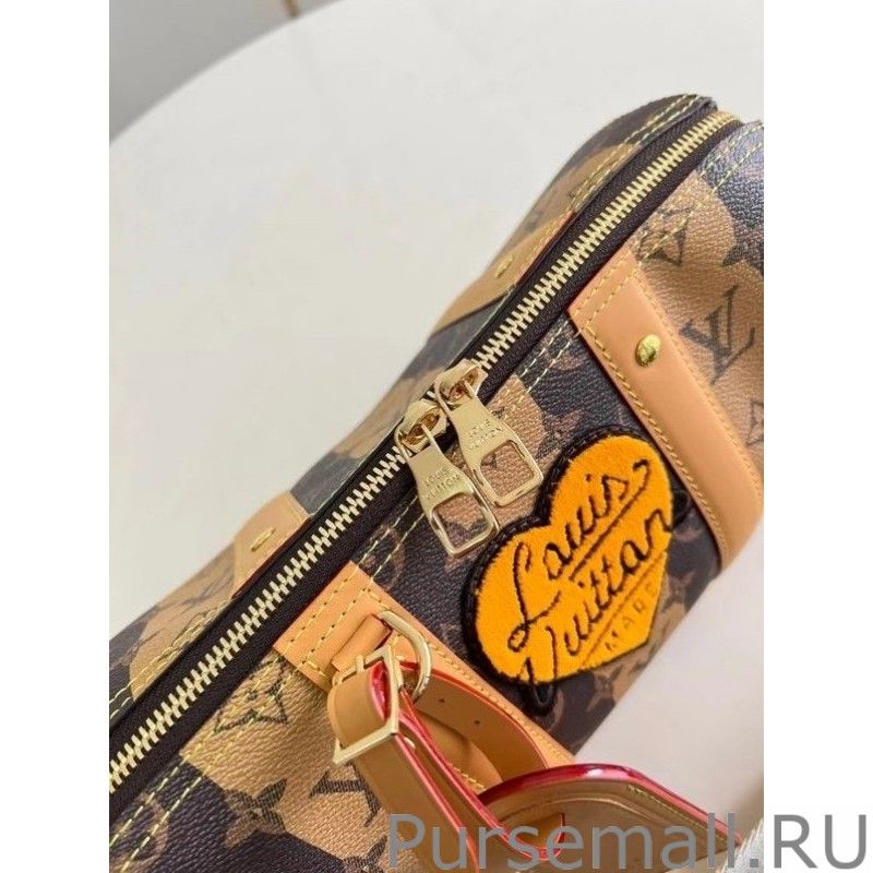 City Keepall Bag Monogram Stripes M45963