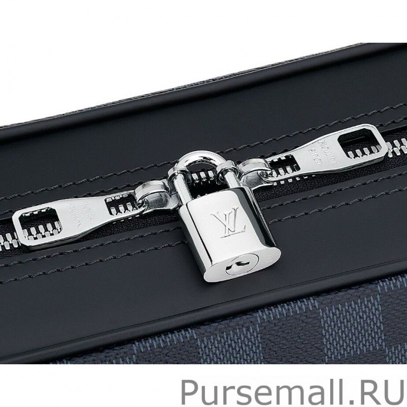 Porte Document Business Damier Cobalt N41347