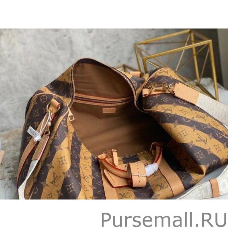 Keepall Bandouliere 50 Monogram Stripes Eclipse M45967
