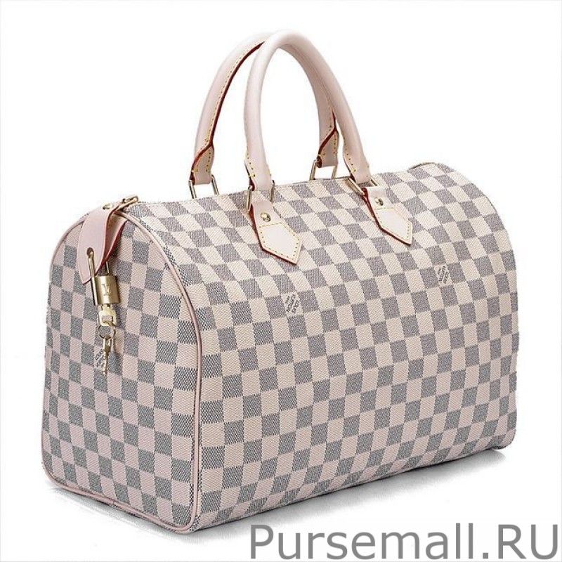 Speedy 35 Damier Azur Canvas bags N41535