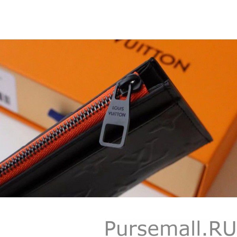 Coin Card Holder Monogram Leather M80827