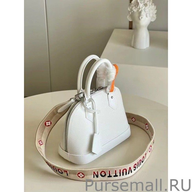 Epi Alma BB Bag With Jacquard Strap M58706