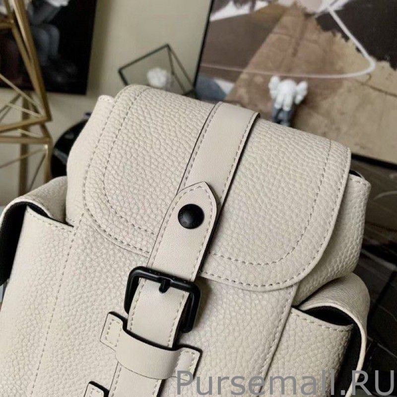 Christopher XS Bag In White Leather M58493